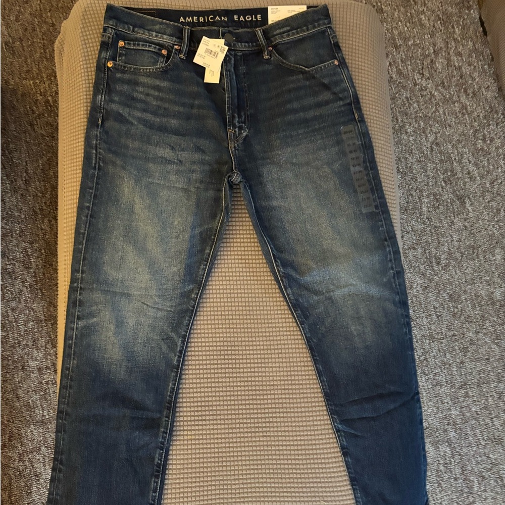 American Eagle Outfitters Blue Straight Jeans Classic Style